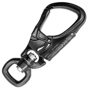 Kong Italy Tango 360 Rotary Karabijnhaak Zwart