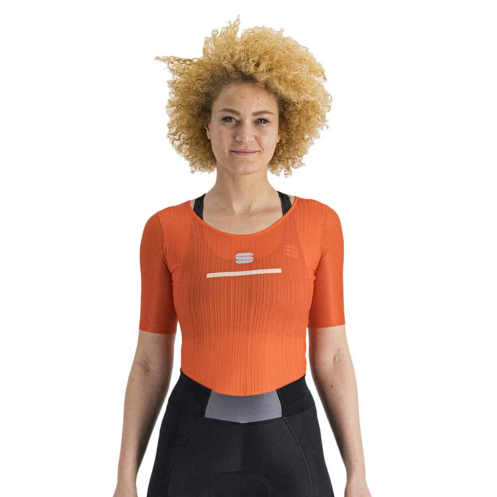 Sportful Pro Korte Mouwen Basislaag Pompelmo