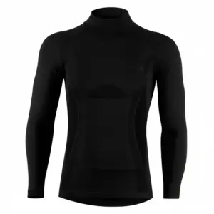 Lenz Merino 6.0 Long Sleeve Turtleneck Lange Mouwen Basislaag Zwart