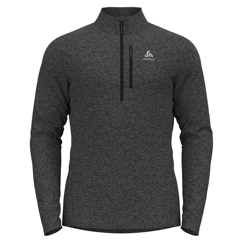 Odlo Fli Fleece Met Halve Rits Grijs