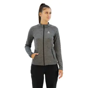 Odlo Fli Fleece Met Volledige Rits Grijs