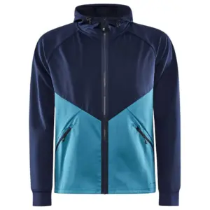 Craft Glide Hood Softshelljack Blaze / Deep Lake