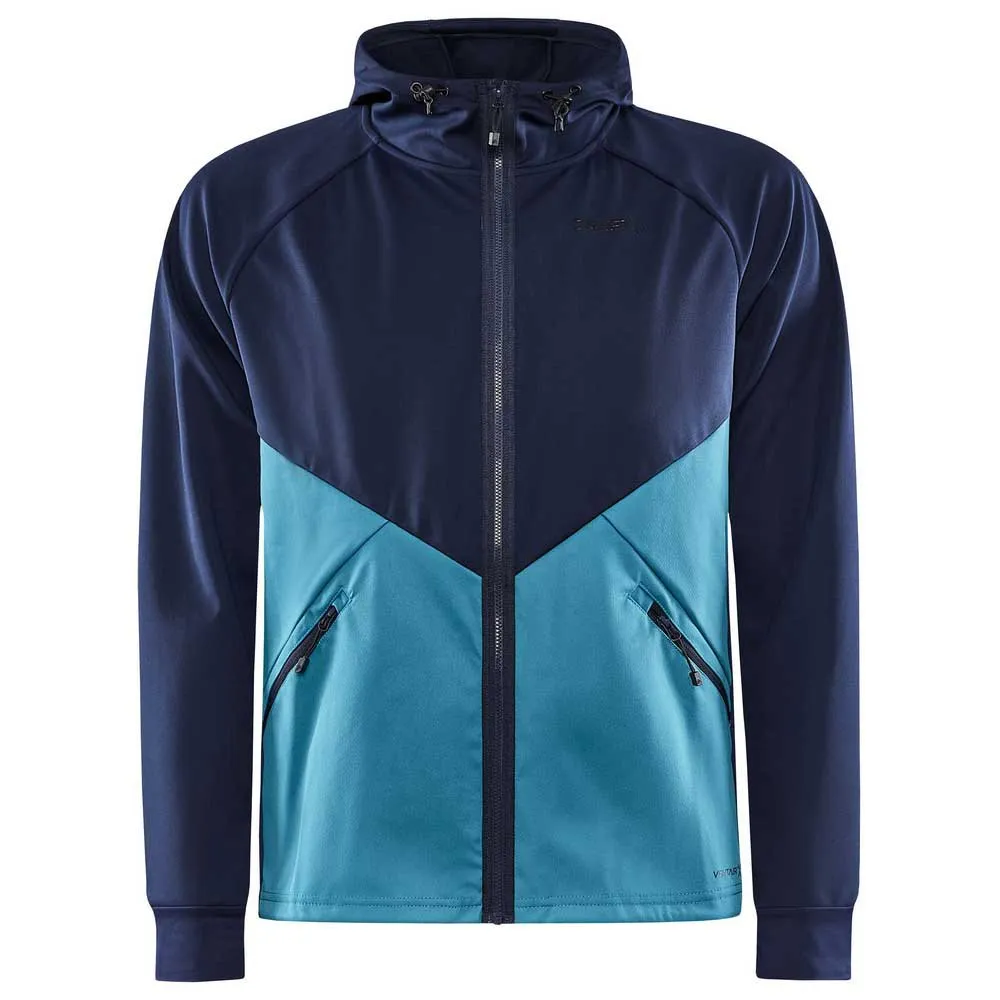 Craft Glide Hood Softshelljack Blaze / Deep Lake