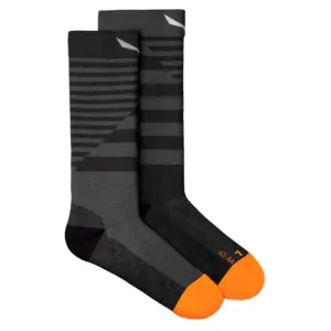 Salewa Fanes Hybrid Stretch Crewsokken Oranje
