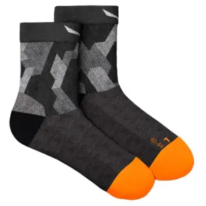 Salewa Pedroc Camo Merino Korte Sokken Oranje