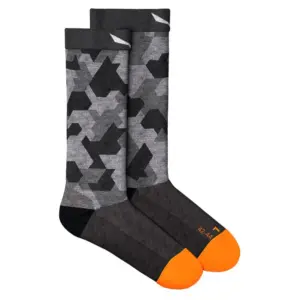 Salewa Pedroc Camo Merino Crewsokken Oranje