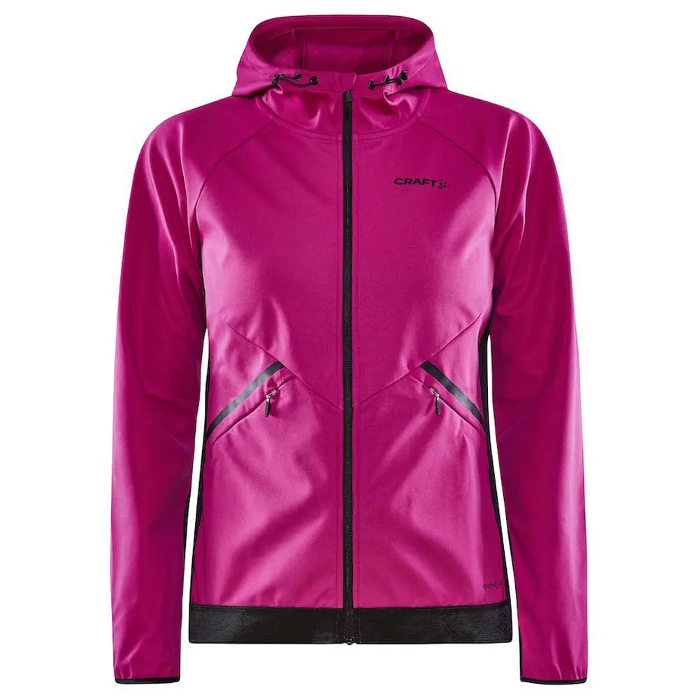 Craft Glide Hood Softshelljack Roxo