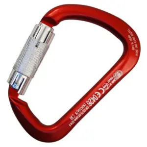 Kong Italy X-large Alu Karabijnhaak Rood