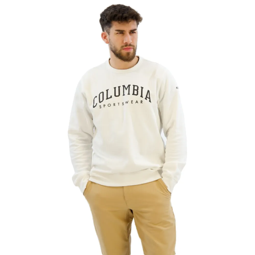 Columbia Logo Sweatshirt Wit