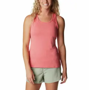 Columbia Peak To Point Ii Mouwloos T-shirt Rood