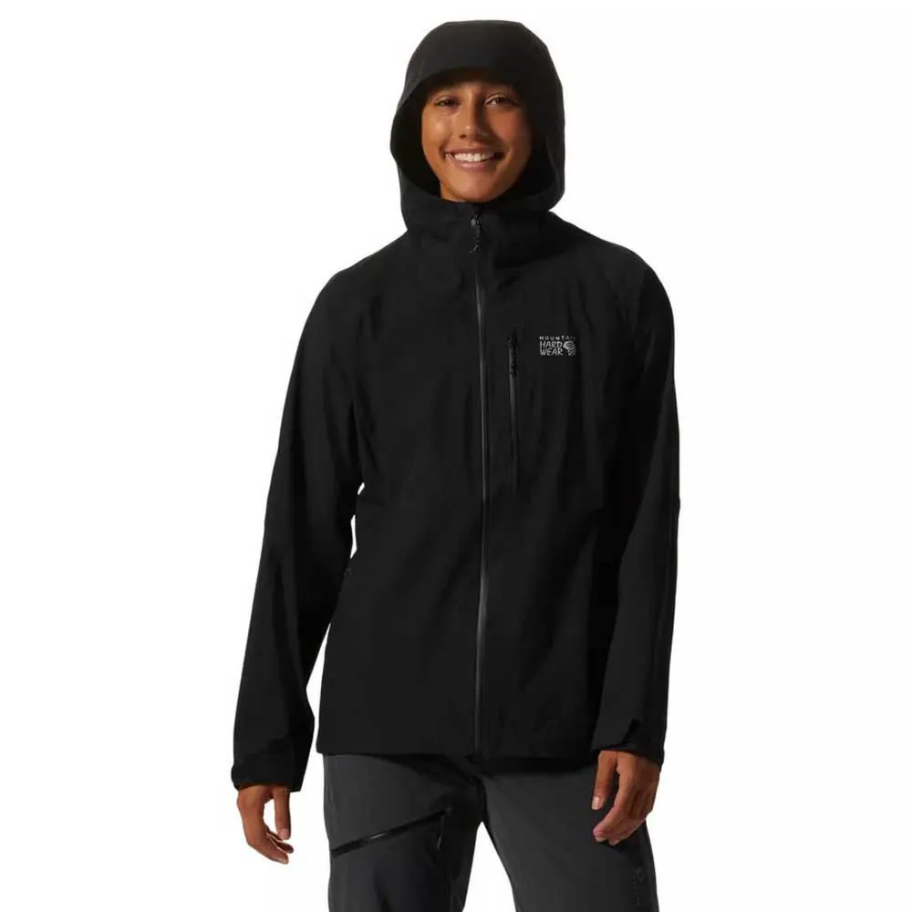 Mountain Hardwear New Stretch Ozonic Softshelljack Zwart
