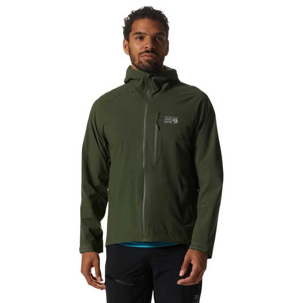 Mountain Hardwear New Stretch Ozonic Softshelljack Groen
