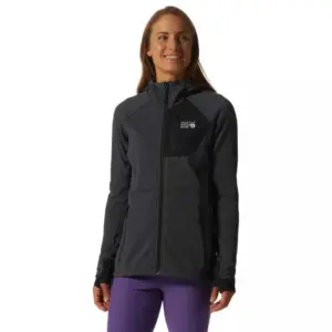Mountain Hardwear Power Grid Sweatshirt Met Rits Blauw