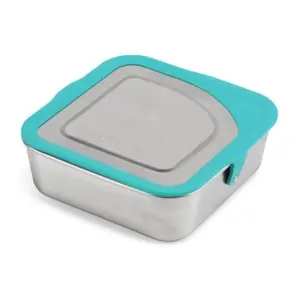 Klean Kanteen Food 590ml Hermetic Lunchbox Brushed Stainless / Aqua