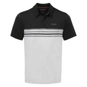 Craghoppers Nosilife Pro Korte Mouw Poloshirt Zwart