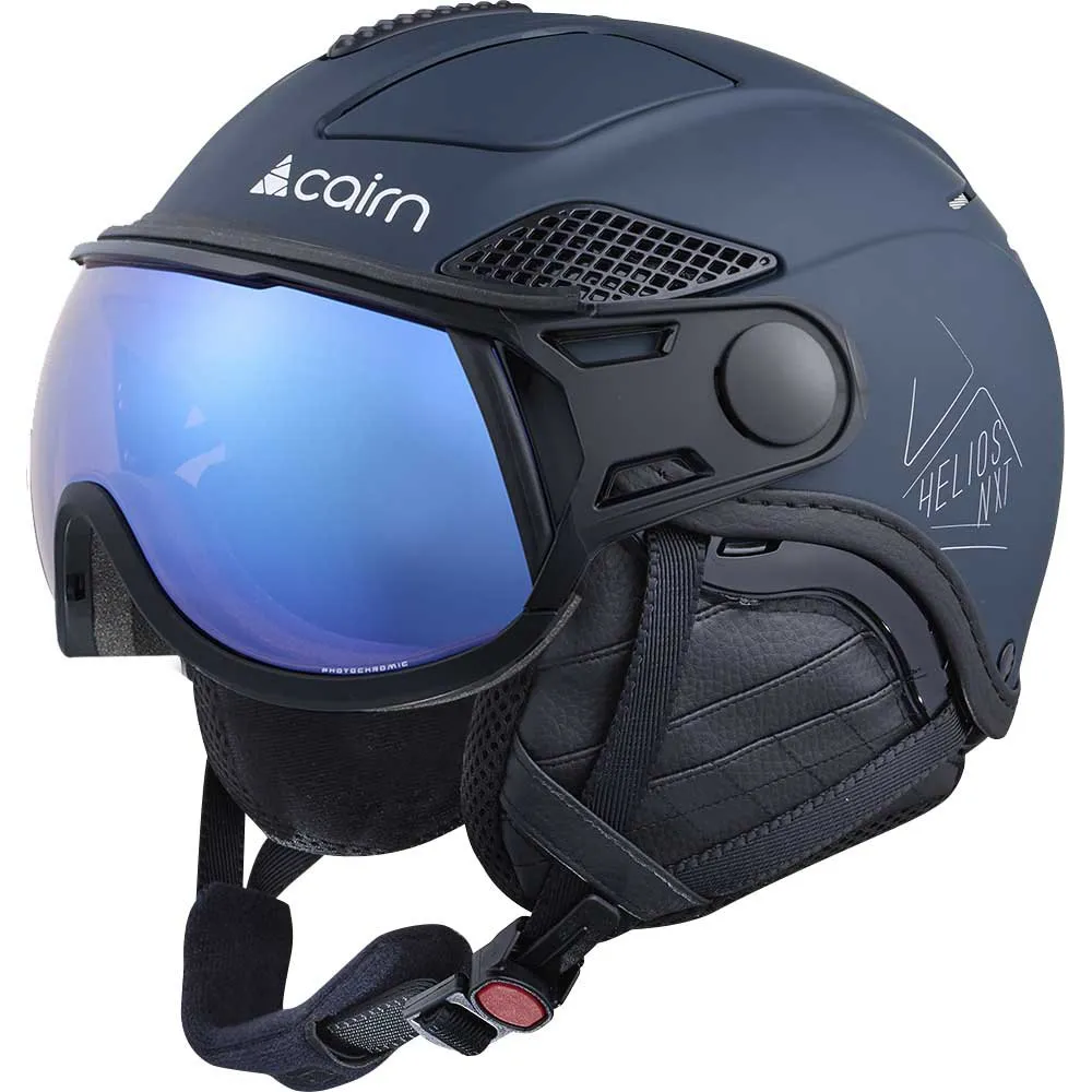 Cairn Helios Leather Evolight Nxt® Helm Blauw