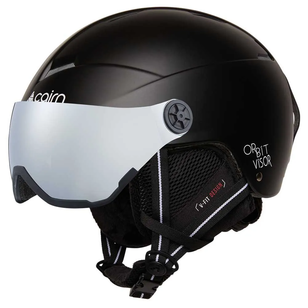 Cairn Orbit Visor Helm Met Vizier Zwart