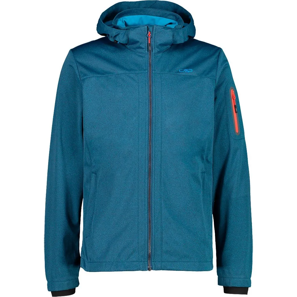 Cmp Zip Hood 39a5027m Softshelljack Deep Lake Mel.