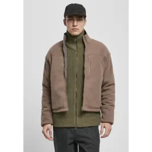 Urban Classics Reversible Starter Gt Fleece Met Volledige Rits Grijs