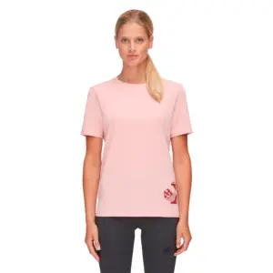 Mammut Core Circle T-shirt Met Korte Mouwen Powder Rose