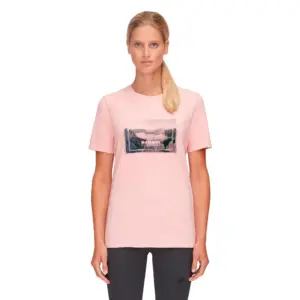 Mammut Graphic T-shirt Met Korte Mouwen Powder Rose