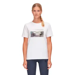 Mammut Graphic T-shirt Met Korte Mouwen Wit