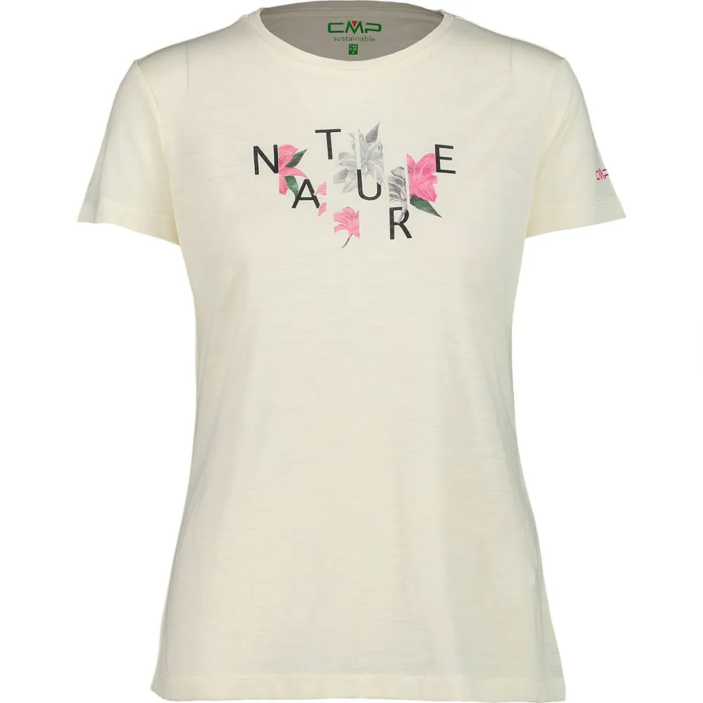 Cmp 32t7166 T-shirt Met Korte Mouwen Wit