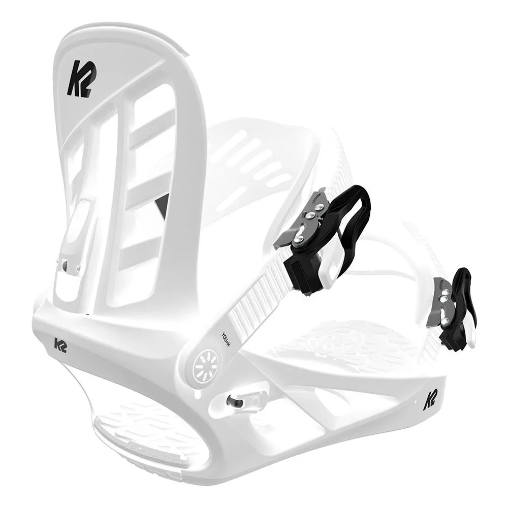 K2 Snowboards You+h Junior Snowboardbindingen Wit