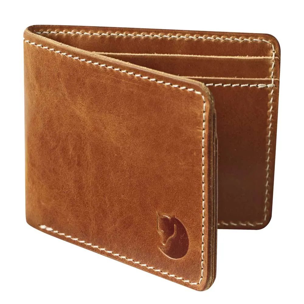 Fjällräven Övik Portemonnee Lederen Cognac