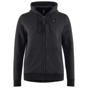 KlÄttermusen Runa Maker Sweatshirt Met Rits Raven