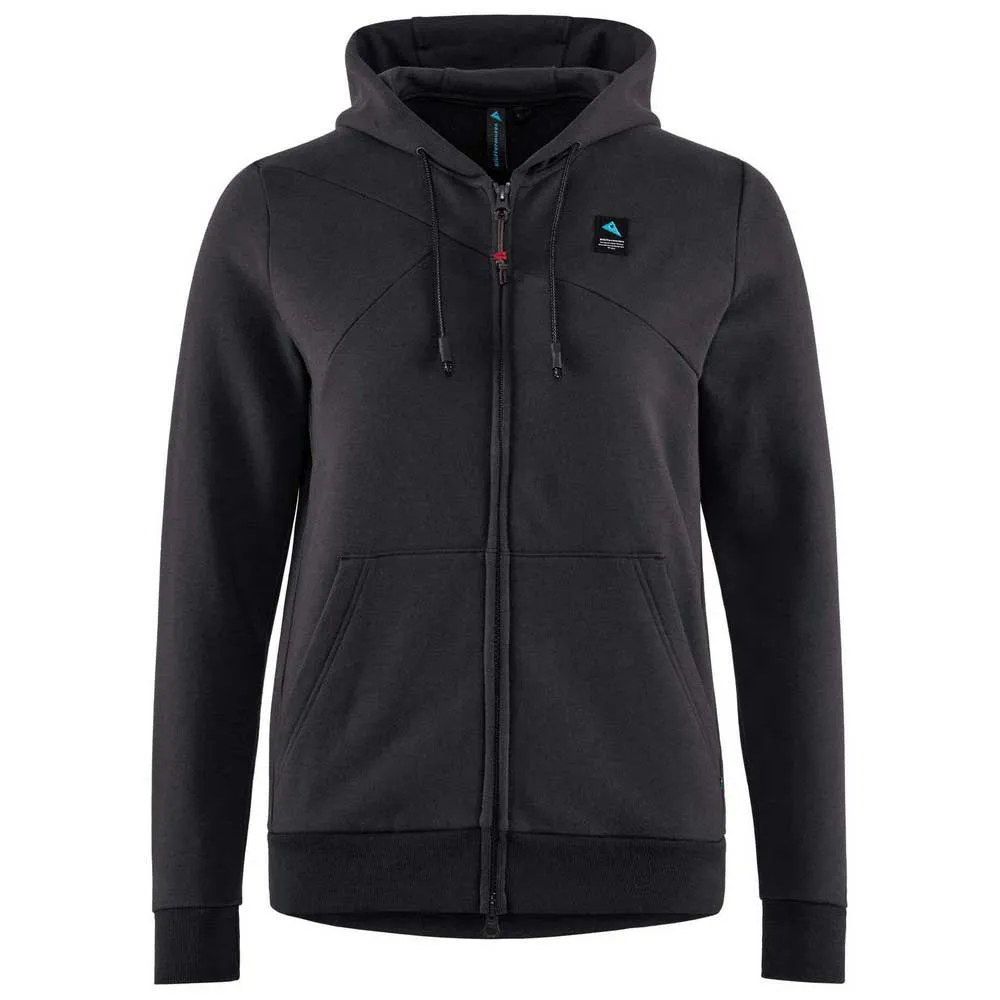 KlÄttermusen Runa Maker Sweatshirt Met Rits Raven