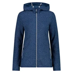 Cmp Fix Hood 32h5696 Fleece Met Volledige Rits Blauw