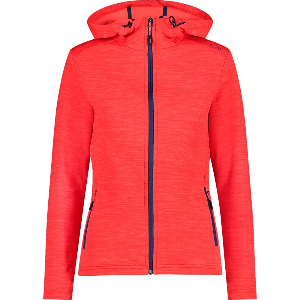 Cmp 30e9676 Fleece Met Kap Rood