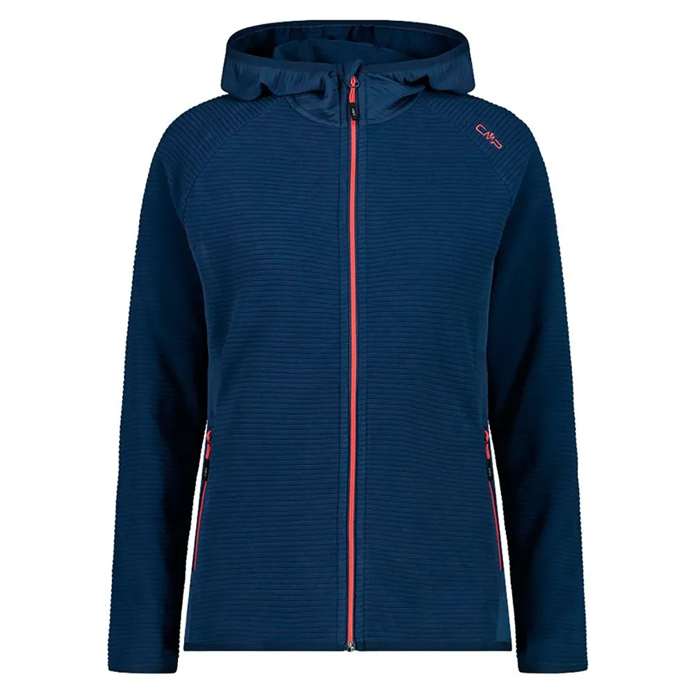 Cmp 32g5906 Fleece Met Kap Blauw