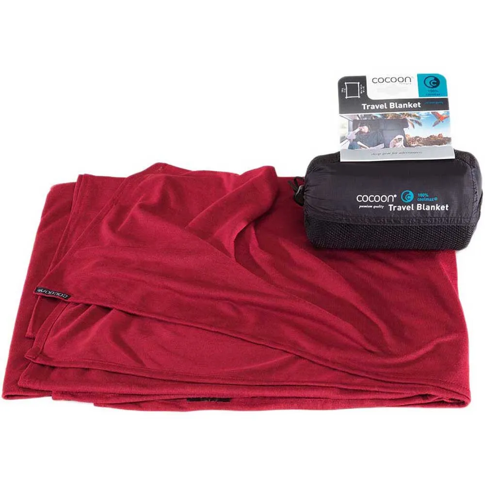 Cocoon Coolmax Travel Deken Rood
