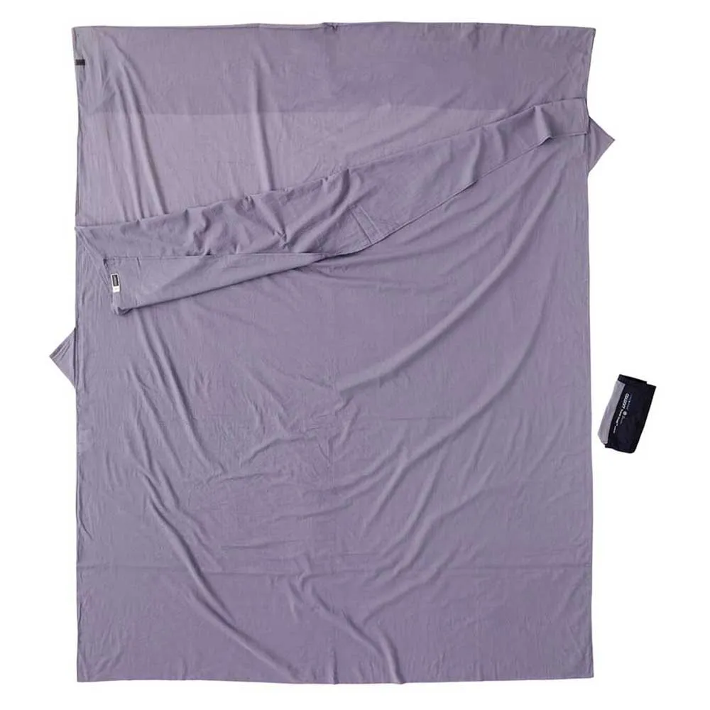 Cocoon Egypt Cotton Insect Shield Travel Sheets Doublesize Deken Grijs