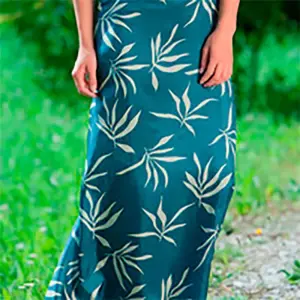 Cocoon Beschermende Zijden Sarong Anti-insectendeken Leaves