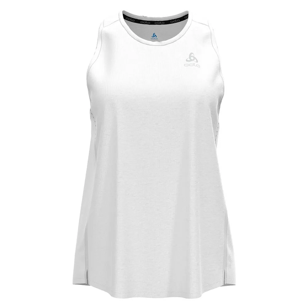 Odlo Zeroweight Chill-tech Mouwloos T-shirt Wit