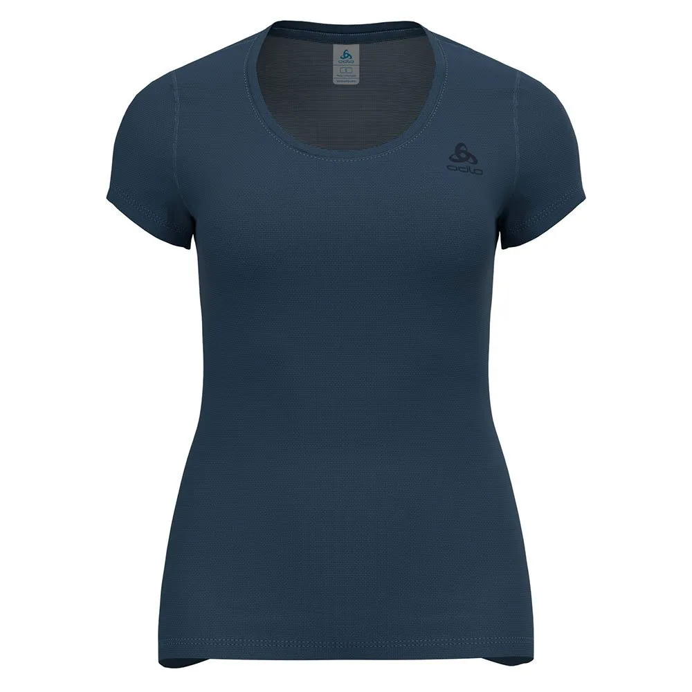 Odlo Active F-dry Light Korte Mouwen Basislaag Blauw