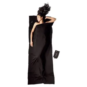 Cocoon Merino Wool Travel Laken Zwart