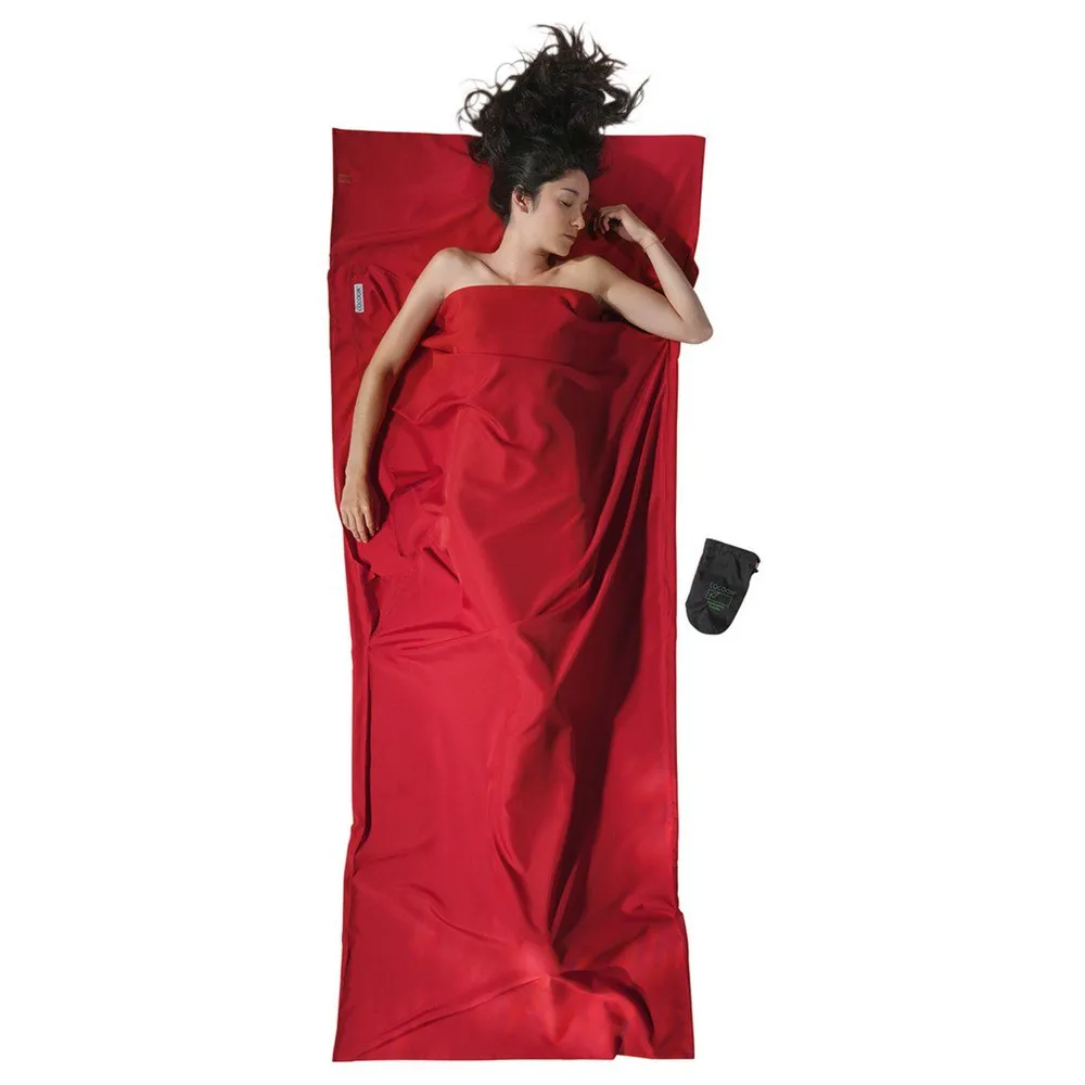 Cocoon Microfiber Travel Sheet Deken Cranberry