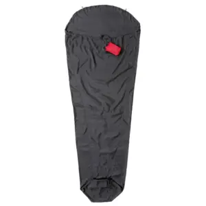 Cocoon Ripstock Silk Expedition Liner Laken Zwart