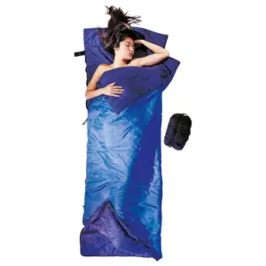 Cocoon Tropic Traveler Silk Slaapzak Blauw