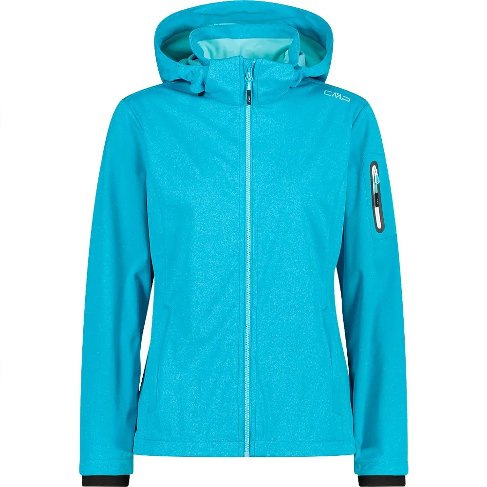 Cmp Zip Hood 39a5016m Softshelljack Hawaiian Mel.