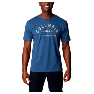 Columbia Urban Trail™ T-shirt Met Korte Mouwen Dark Mountain / Csc Dome Graphic