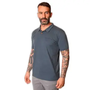 Trangoworld Finu Korte Mouw Poloshirt Blauw