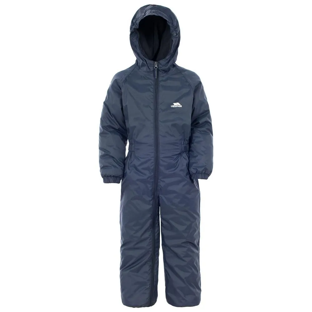 Trespass Dripdrop Rain Overall Marineblauw