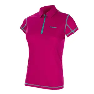 Trangoworld Noor Korte Mouw Poloshirt Paars