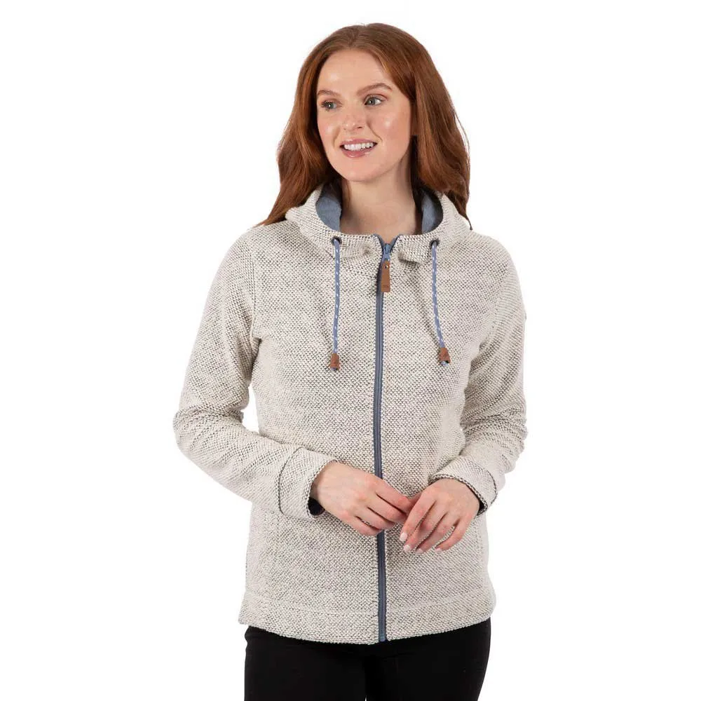 Trespass Ronee Sweatshirt Met Rits Creme
