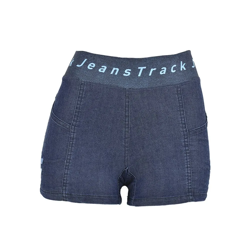 Jeanstrack Dena Korte Jeans Blauw